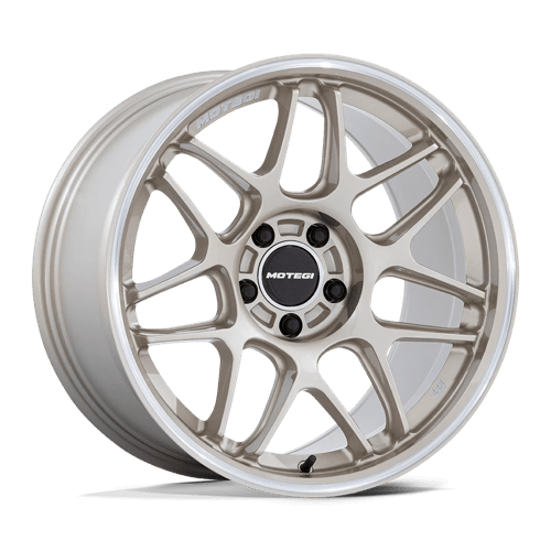 Motegi MR158 TSUBAKI Alloy Wheel 19x8.5 ET25 5x114 Motorsport Gold W Machined Lip 72.56mm CB