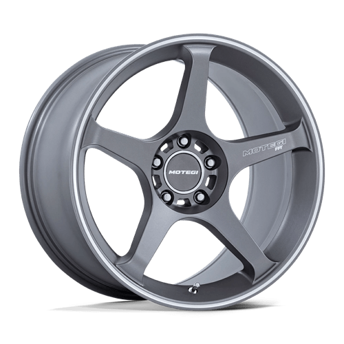 Motegi MR159 BATTLE V Alloy Wheel 18x10.5 ET35 5x114 Gunzilla W Machined Lip Stripe 72.56mm CB