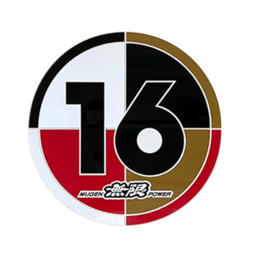 Mugen Number 16 Sticker
