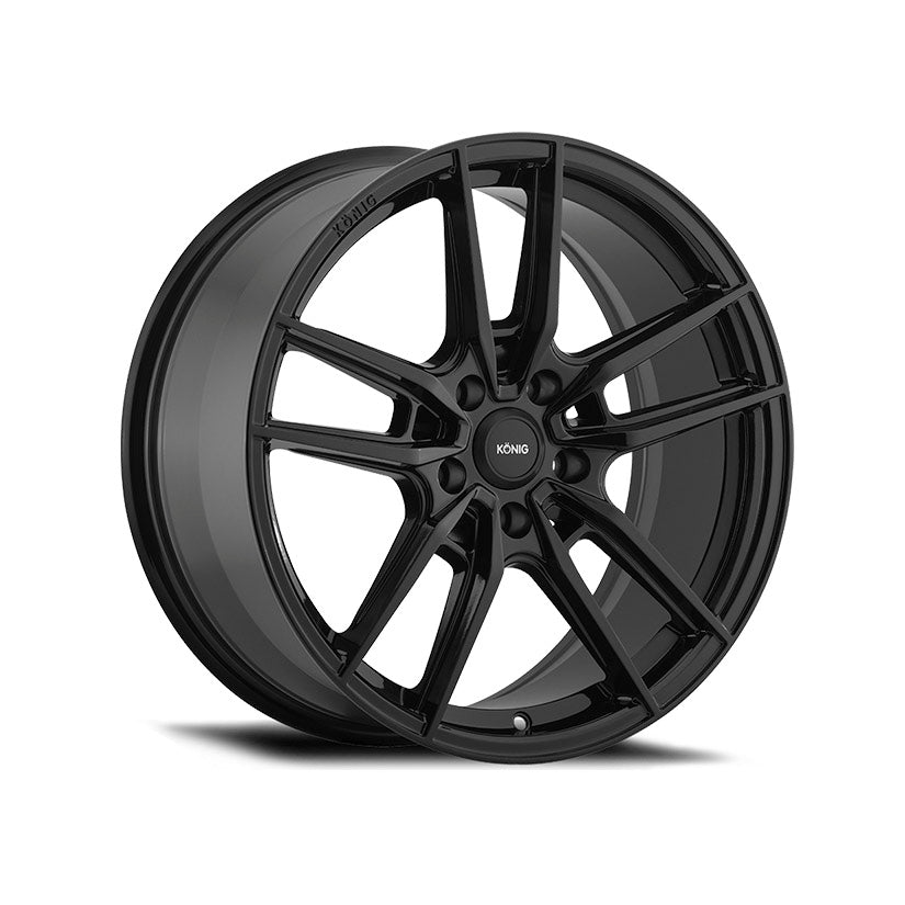 Konig Myth Alloy Wheel 18x8 ET35 5x120 Gloss Black 72.6mm CB