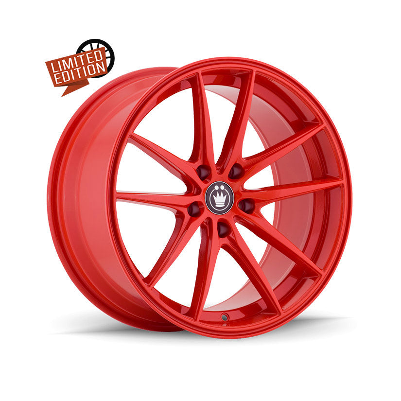 Konig Oversteer Alloy Wheel 18x8 ET45 5x114.3 Red 73.1mm CB