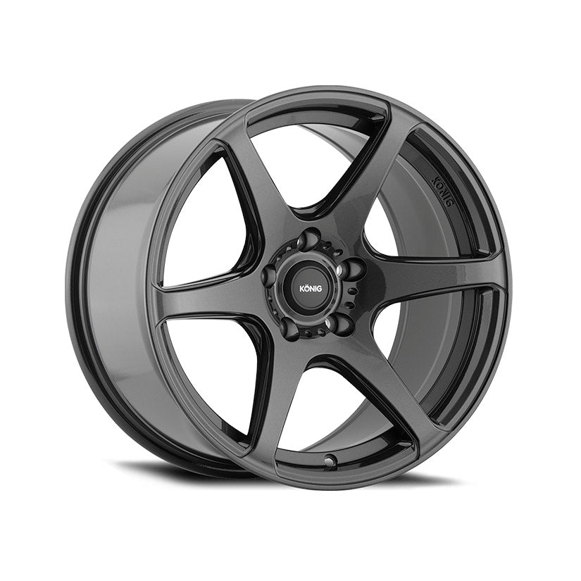 Konig Tandem Alloy Wheel 18x8 ET43 5x112 Gloss Graphite 66.6mm CB