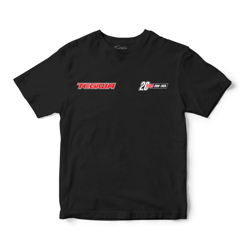 Tegiwa 20th Anniversary T-Shirt Black