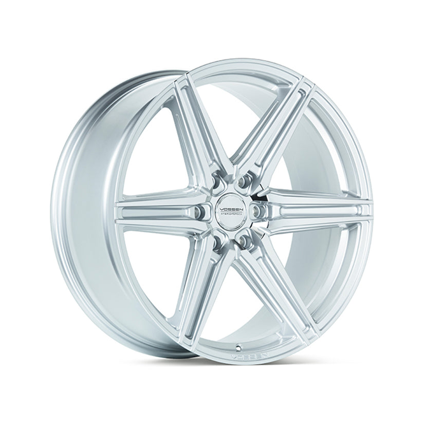 Vossen HF6-2 Alloy Wheel 24x10 ET25 6x139.7 Silver Polished 106.1mm CB