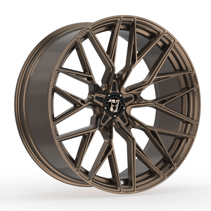 Wolfrace 71 Wolfsburg GTR Alloy Wheel 20x8.5 ET40 5x120 Racing Bronze 110mm CB