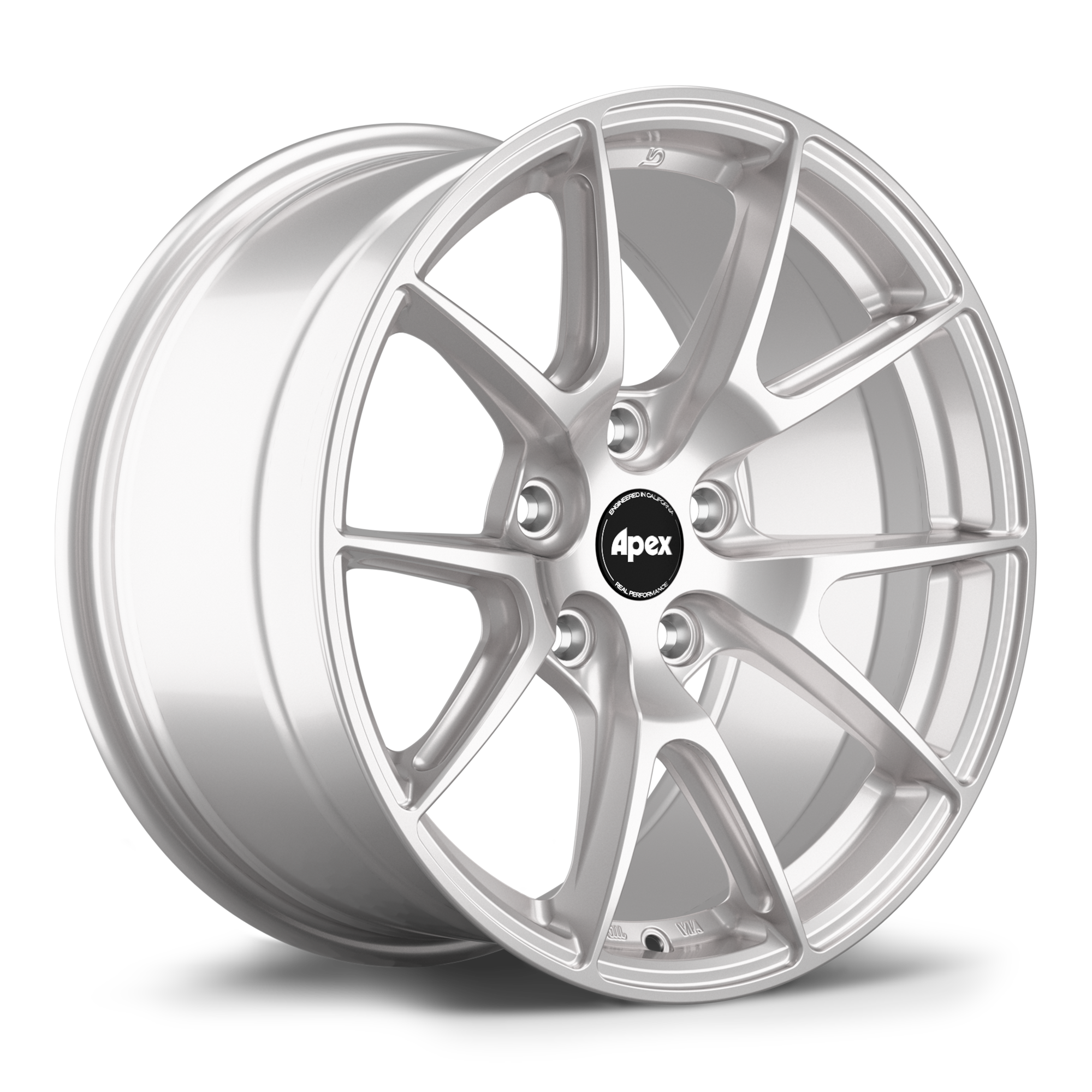 Apex VS-5 Alloy Wheel 17x9 ET42 5x120 Race Silver 72.56mm CB