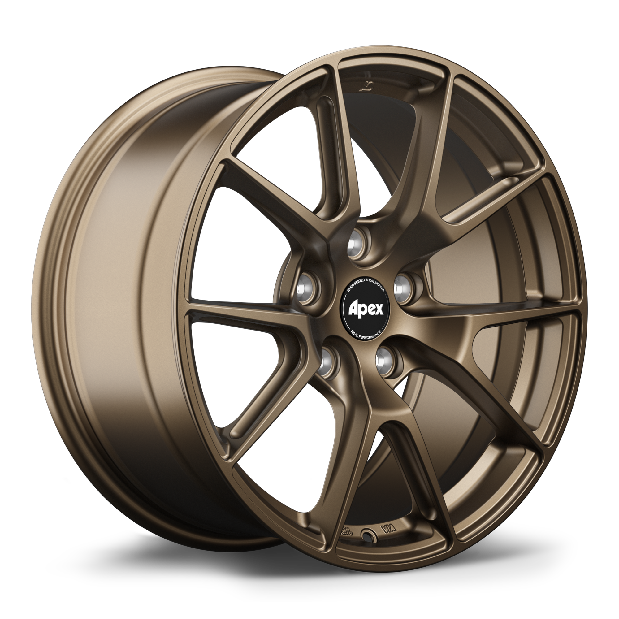Apex VS-5 Alloy Wheel 17x9 ET48 5x100 Satin Bronze 56.1mm CB