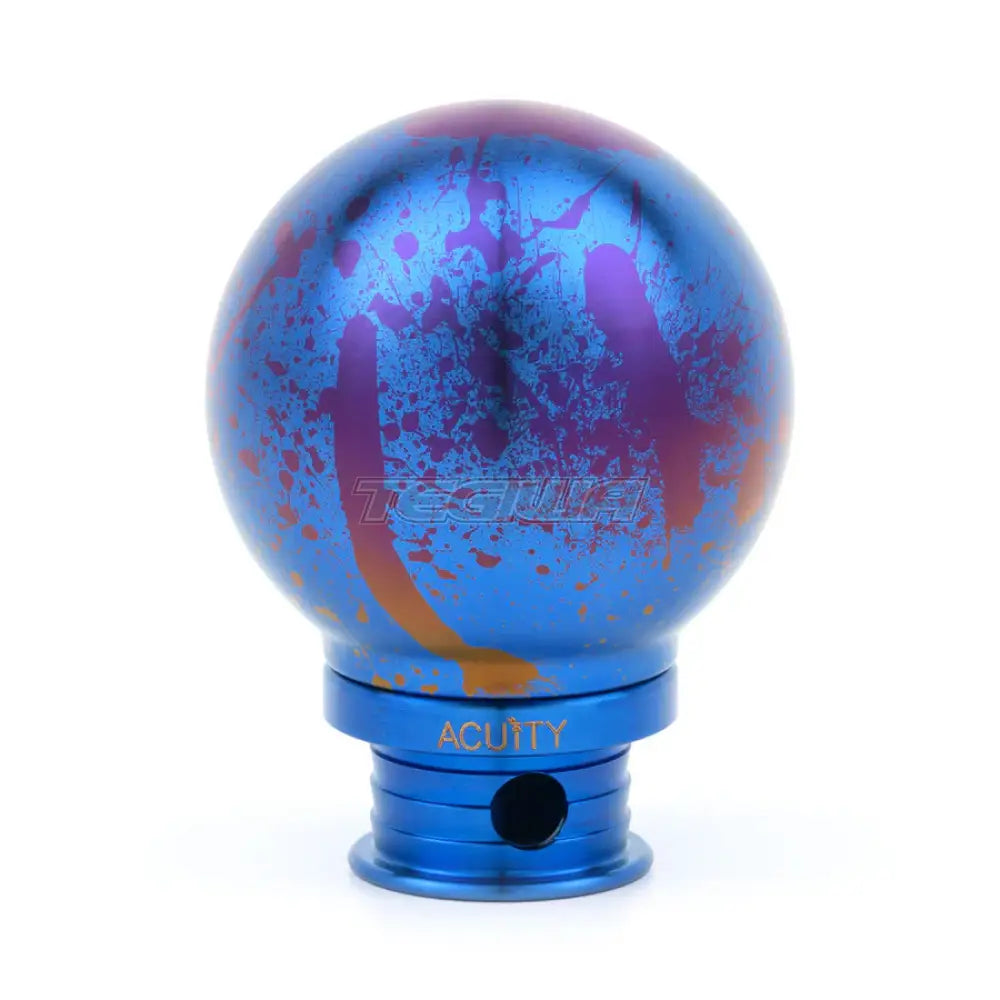 Acuity Poco-Ti Splatter Titanium Low Profile Shift Knob M10 X 1.5 Gear Knobs