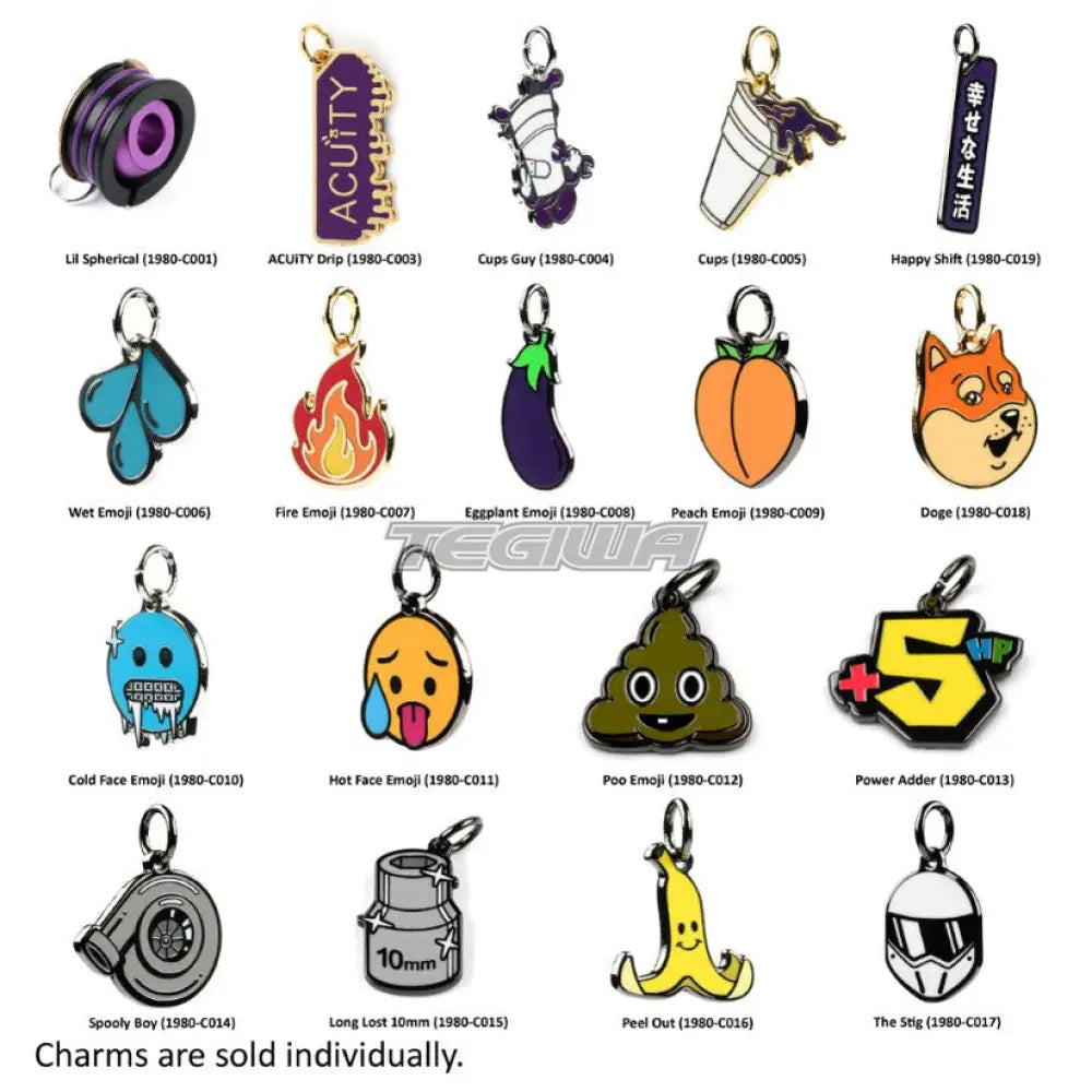 Acuity Season 1 Shift Knob Charms