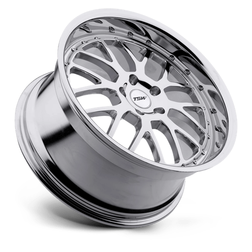 TSW VALENCIA Alloy Wheel 20x10 ET40 5x112 Chrome 72.1mm CB