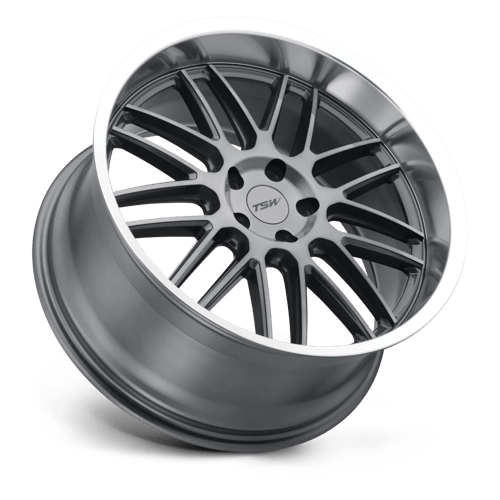 TSW AVALON Alloy Wheel 20x9 ET15 5x120 Gunmetal With Machined Lip 76.1mm CB