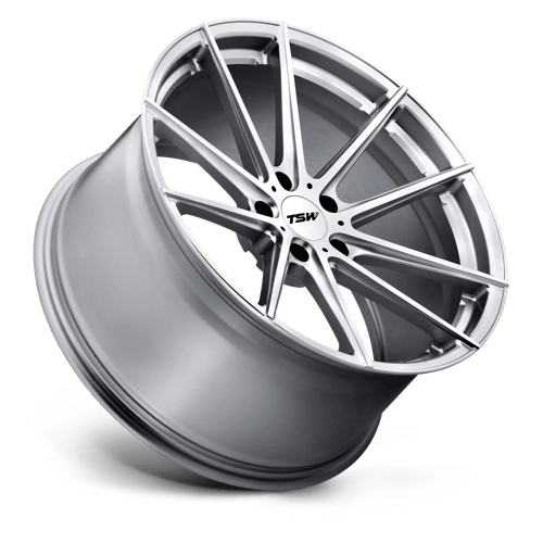 TSW BATHURST Alloy Wheel 20x9 ET35 5x112 Silver With Mirror Cut Face 72.1mm CB