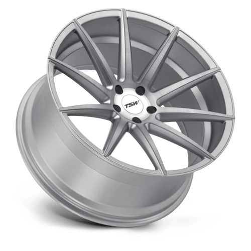 TSW CLYPSE Alloy Wheel 22x11 ET28 5x114 Titanium With Matt Brushed Face 76.1mm CB