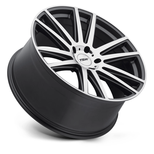 TSW GATSBY Alloy Wheel 22x10 ET44 5x112 Gunmetal With Mirror Cut Face 66.56mm CB