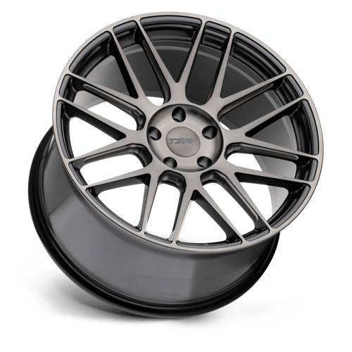 TSW NORD Alloy Wheel 20x10.5 ET32 5x114 Semi Gloss Black Mill Machined Dark 76.1mm CB