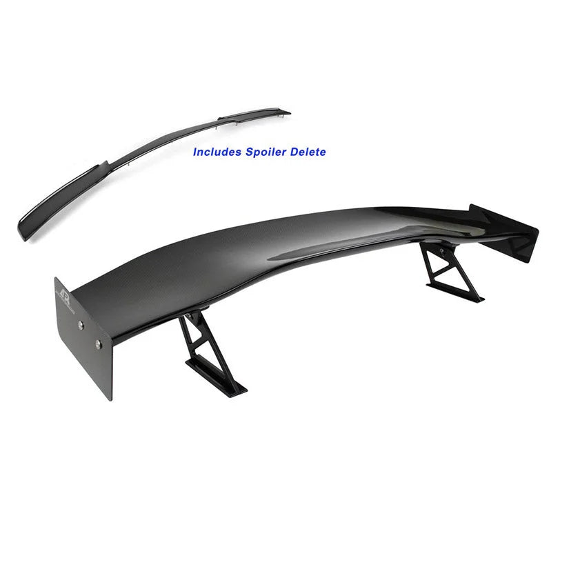 APR Performance GTC-500 71in Adjustable Carbon Fiber Wing With Spoiler Delete Chevrolet Corvette C7 14-19