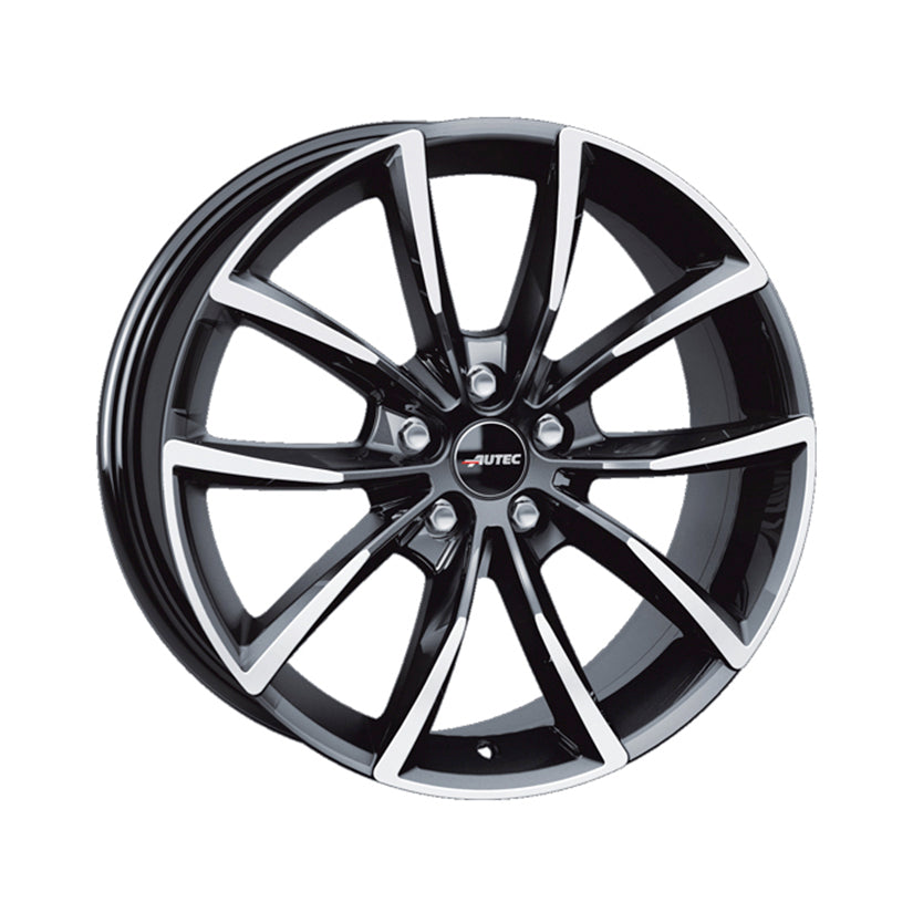 AUTEC Astana Alloy Wheel 19x9 ET50 5x112 Black Polished 66.5mm CB