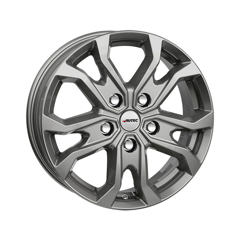 AUTEC Kiso Alloy Wheel 16x6.5 ET44 5x114 Titanium Silver 66.1mm CB