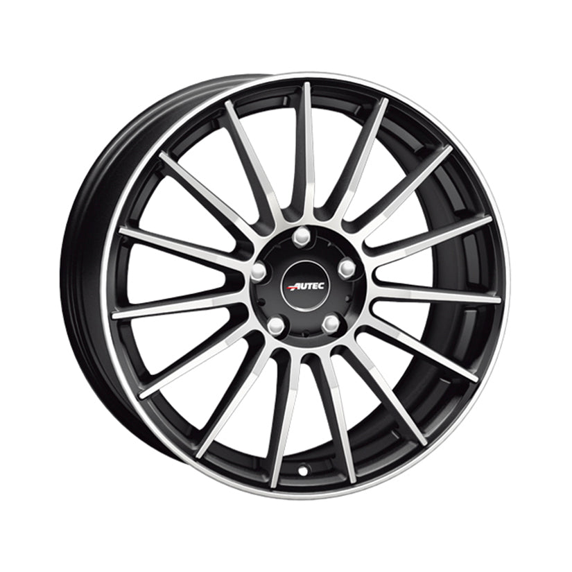 AUTEC Lamera Alloy Wheel 20x8.5 ET48 5x108 Black Matt Polished 70mm CB
