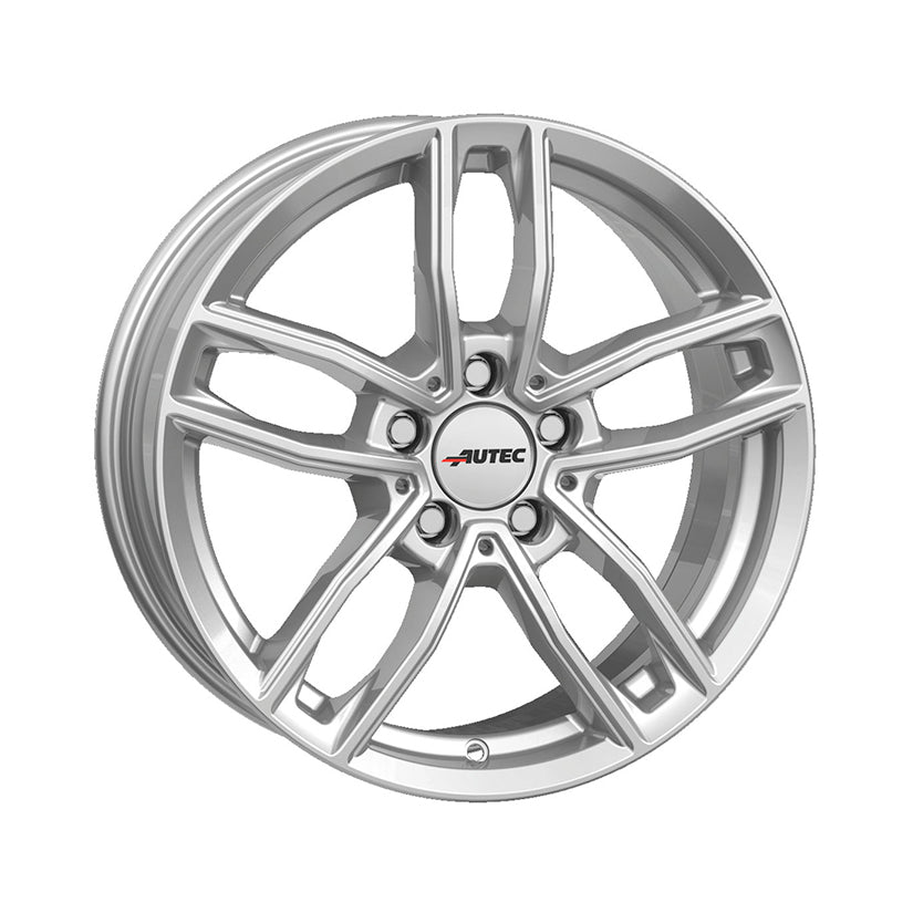 AUTEC Mercador Alloy Wheel 18x8 ET38 5x112 Brilliant Silver 66.5mm CB