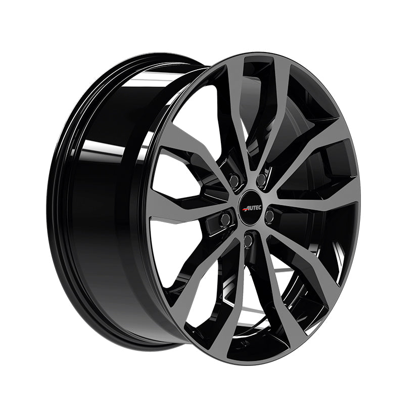 AUTEC Uteca Alloy Wheel 19x9.5 ET38 5x112 Black Polished 66.6mm CB