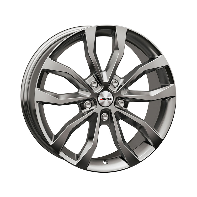 AUTEC Uteca Alloy Wheel 22x9.5 ET45 5x120 Titanium Silver 72.6mm CB