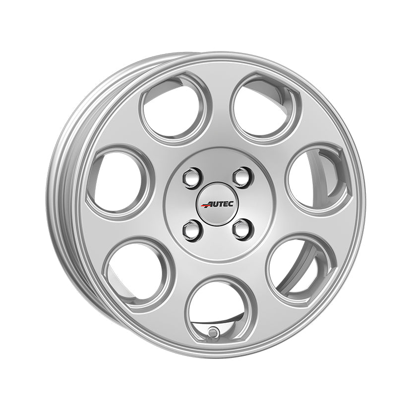AUTEC Yuna Alloy Wheel 15x6 ET30 4x100 Brilliant Silver 66.6mm CB