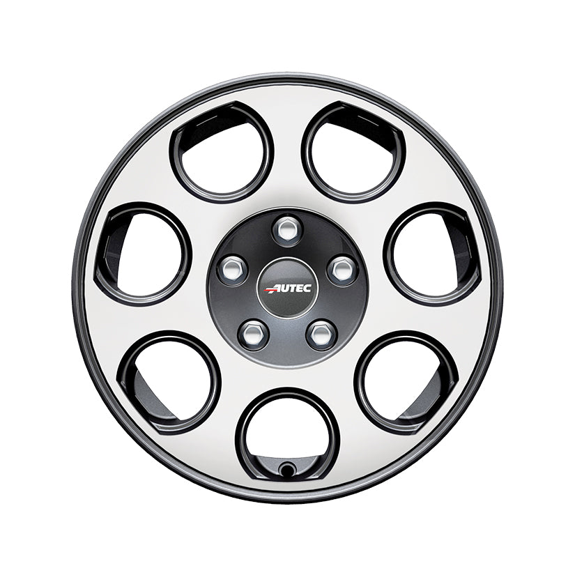 AUTEC Yuna Alloy Wheel 15x6 ET30 5x112 Graphite Polished 66.6mm CB