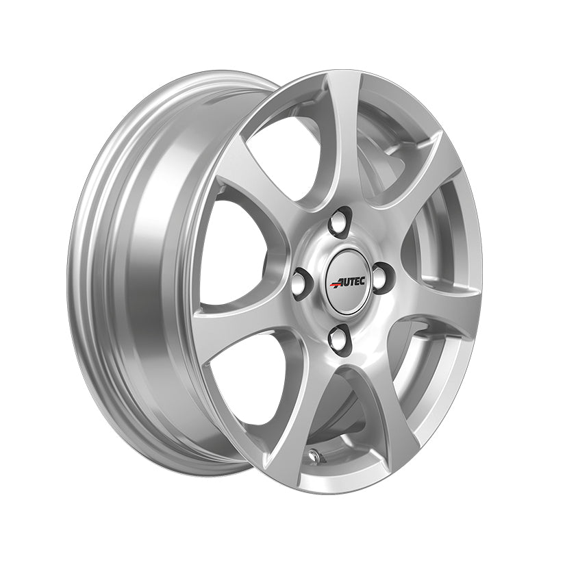 AUTEC Zenit Alloy Wheel 14x5.5 ET43 4x100 Brilliant Silver 60.1mm CB