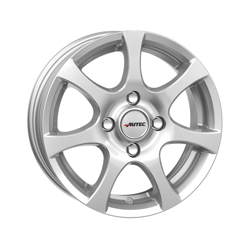 AUTEC Zenit Alloy Wheel 14x5.5 ET43 4x100 Brilliant Silver 60.1mm CB