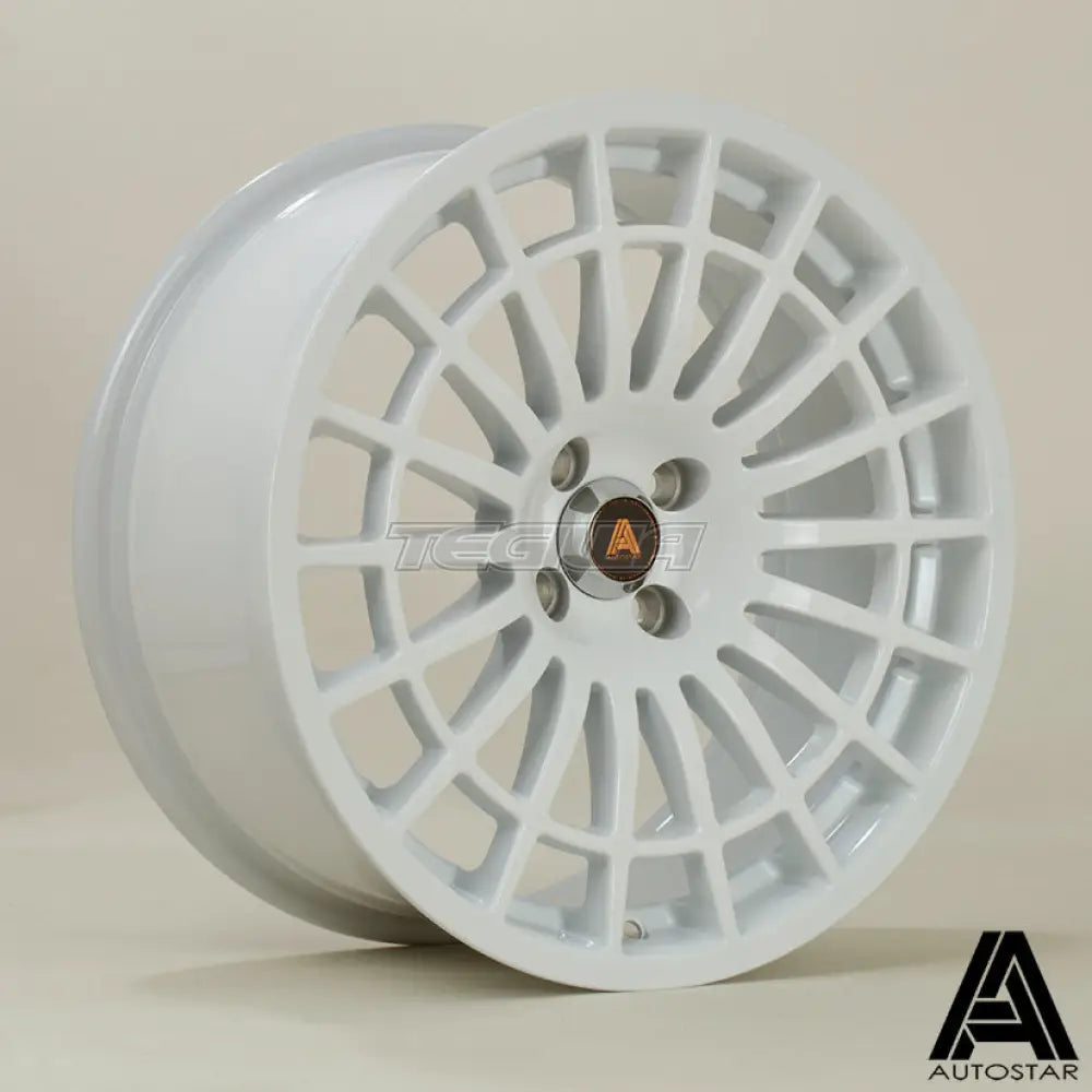 Autostar 500plus Alloy Wheel 17x8 ET30 4x98 White 67.1mm CB Alloy Wheels
