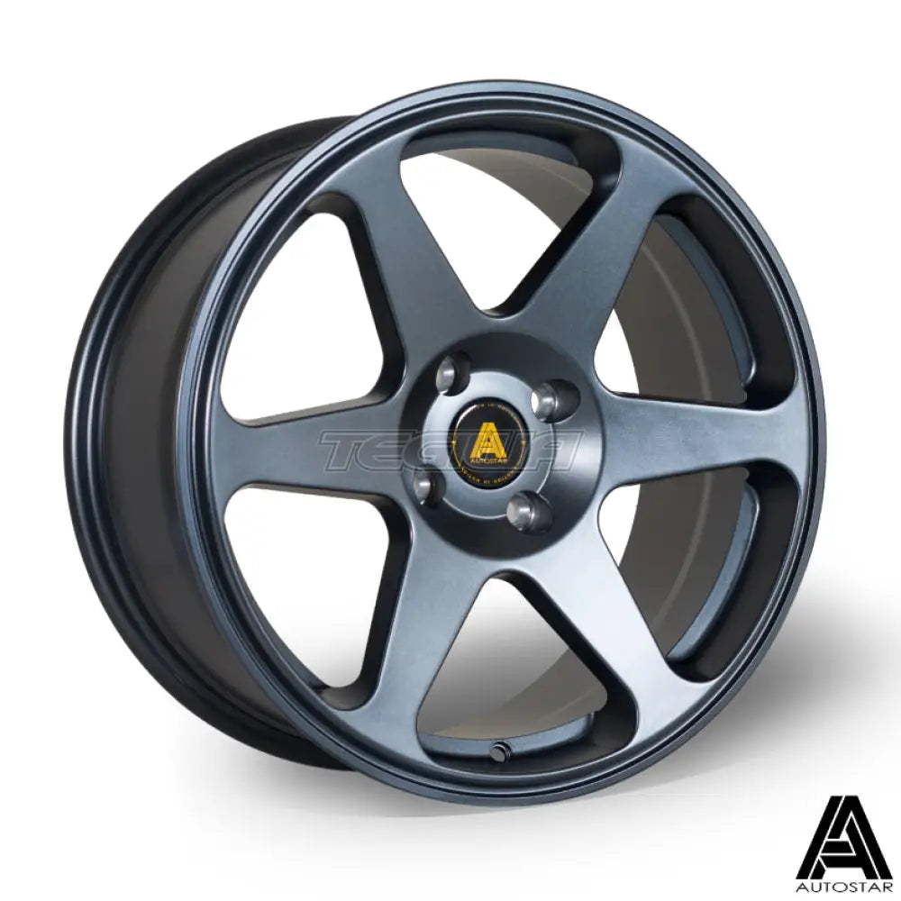 Autostar Chaser Alloy Wheel 17x8 ET35 4x100 Flat Gunmetal 67.1mm CB Alloy Wheels