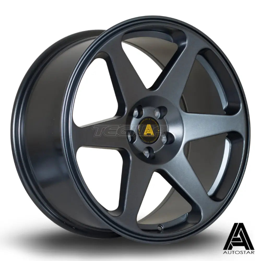 Autostar Chaser Alloy Wheel 18x8.5 ET35 5x112 Flat Gunmetal 73.1mm CB Alloy Wheels