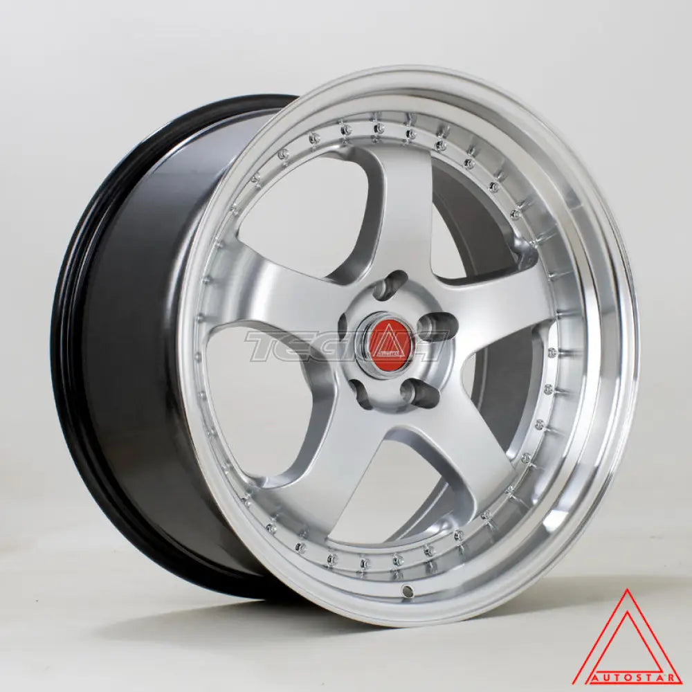 Autostar GT5R Alloy Wheel 19x9.5 ET30 5x120 Hyper Silver Polished Lip 74.1mm CB Alloy Wheels