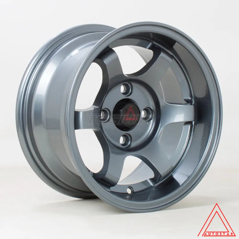 Autostar Roku Alloy Wheel 13x7 ET0 4x101 Gunmetal 65.1mm CB Alloy Wheels