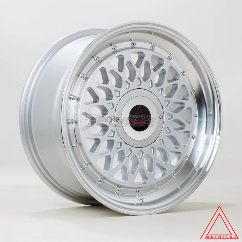 Autostar Silhouette Alloy Wheel 17x8 ET30 4x100,4x108 Silver Polished Lip 73.1mm CB Alloy Wheels