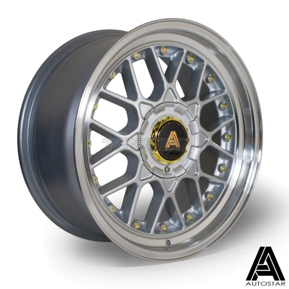 Autostar Sprint Alloy Wheel 17x8 ET30 4x100x4x98 Silver Polished Lip 67.1mm CB Alloy Wheels
