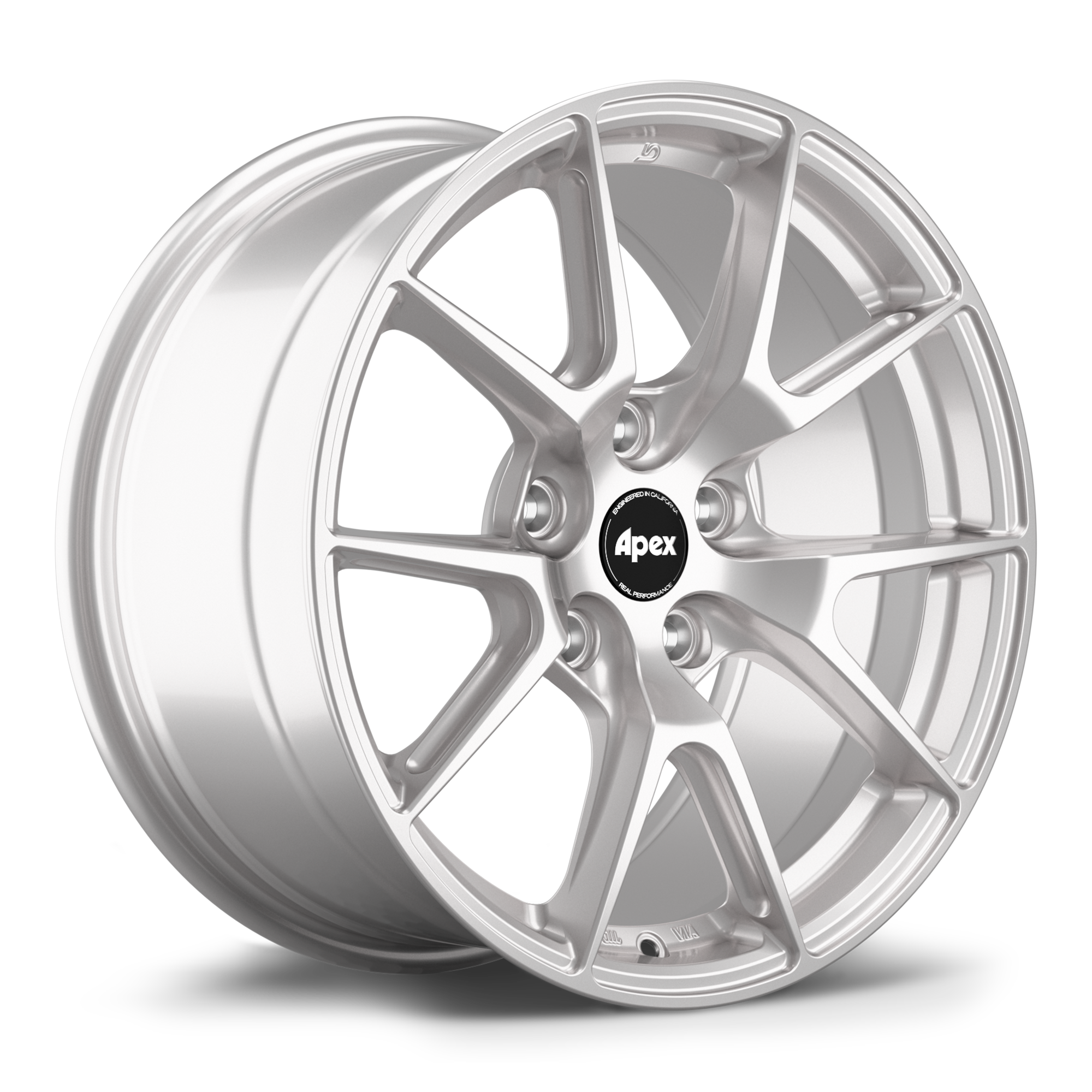 Apex VS-5 Alloy Wheel 17x9 ET42 5x112 Race Silver 57.1mm CB