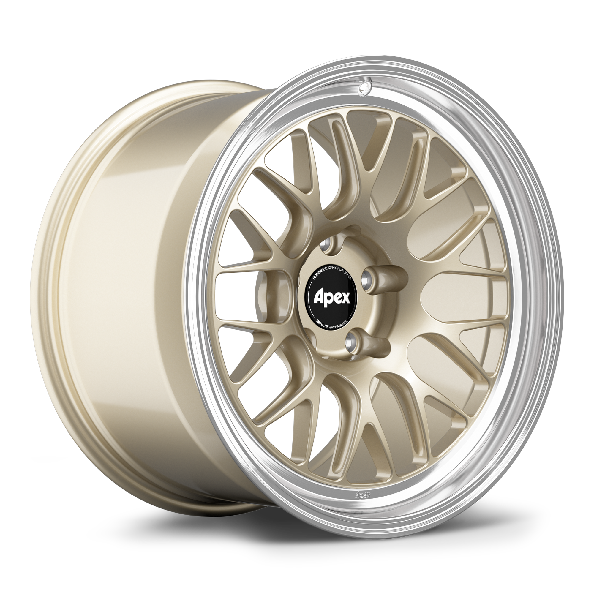 Apex ML-10RT Forged Alloy Wheel 18x11 ET25 5x120 Gloss Motorsport Gold - Machined Lip 72.56mm CB