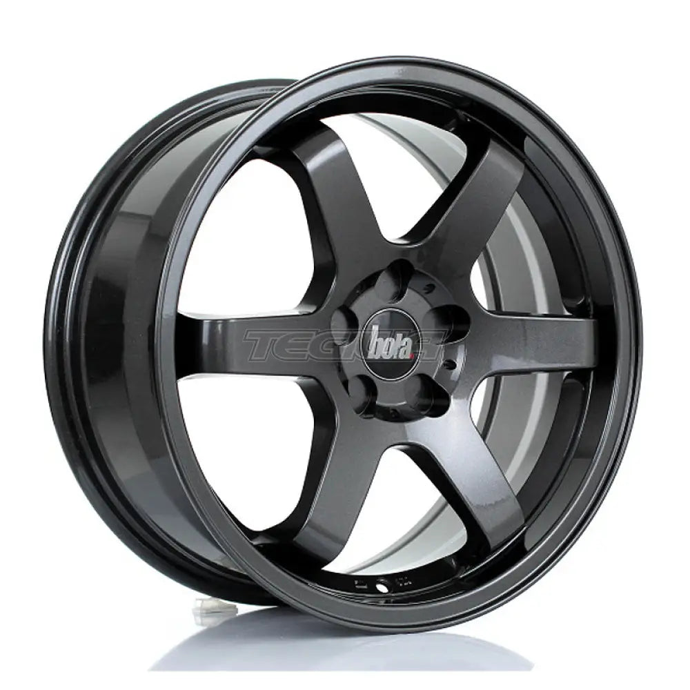 BOLA B1 Alloy Wheel 17x7.5 5x100 ET40 To 45 73.1mm CB Gloss Gunmetal Alloy Wheels