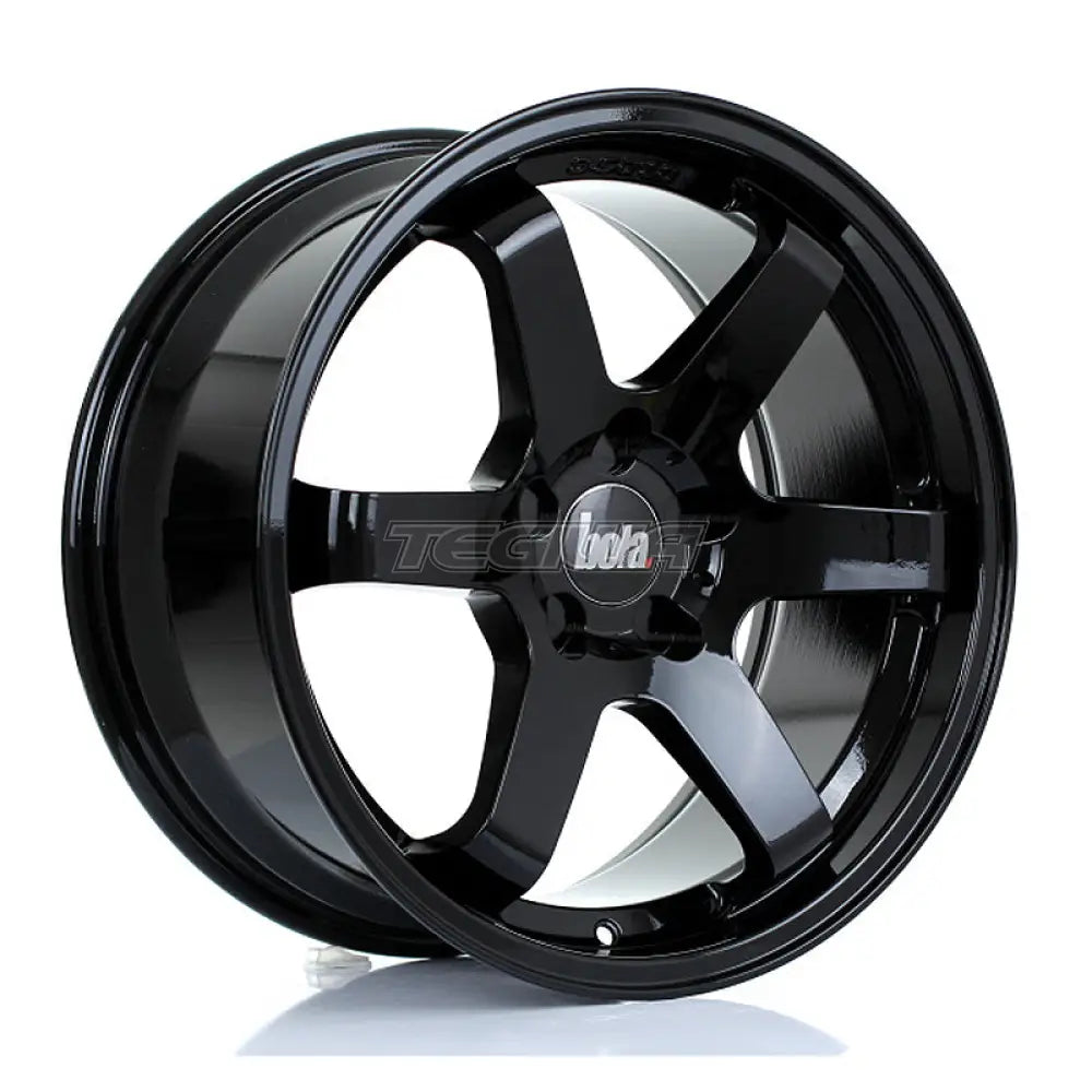 BOLA B1 Alloy Wheel 18x8.5 5x100 ET35 To 45 67.1mm CB Gloss Black Alloy Wheels