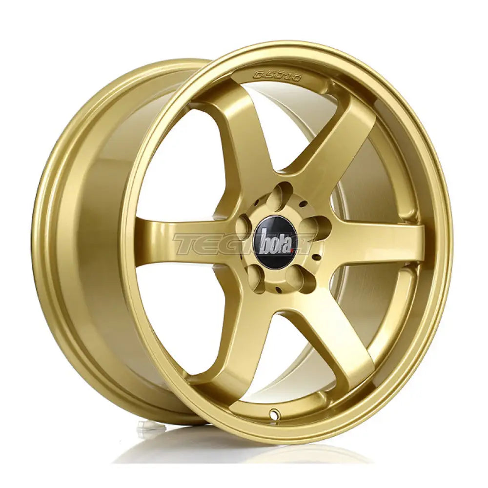 BOLA B1 Alloy Wheel 18x8.5 5x118 ET30 To 45 72.6mm CB Gold Alloy Wheels