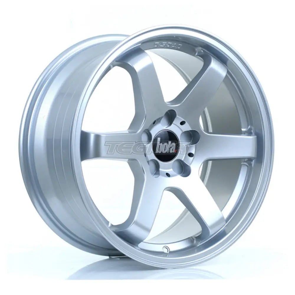 BOLA B1 Alloy Wheel 18x8.5 5x128 ET30 To 45 72.6mm CB Crystal Silver Alloy Wheels