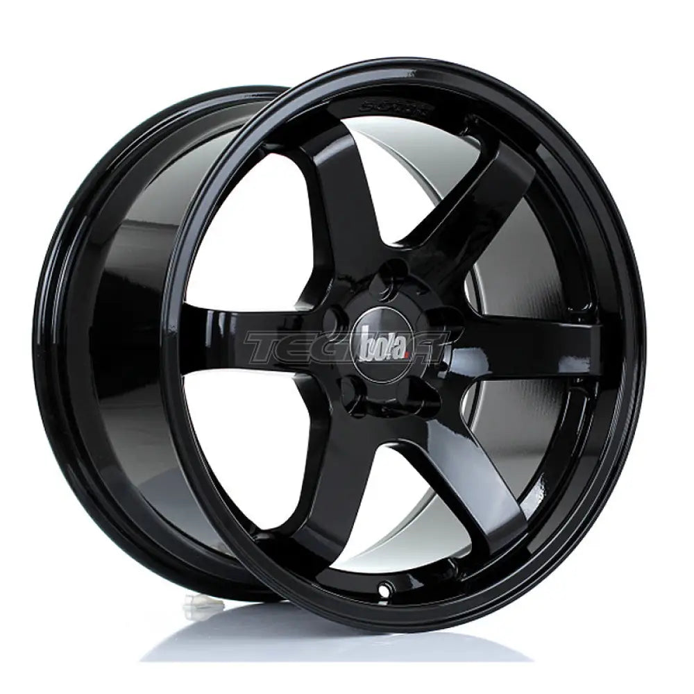 BOLA B1 Alloy Wheel 18x9.5 5x108 ET42 To 45 72.6mm CB Gloss Black Alloy Wheels