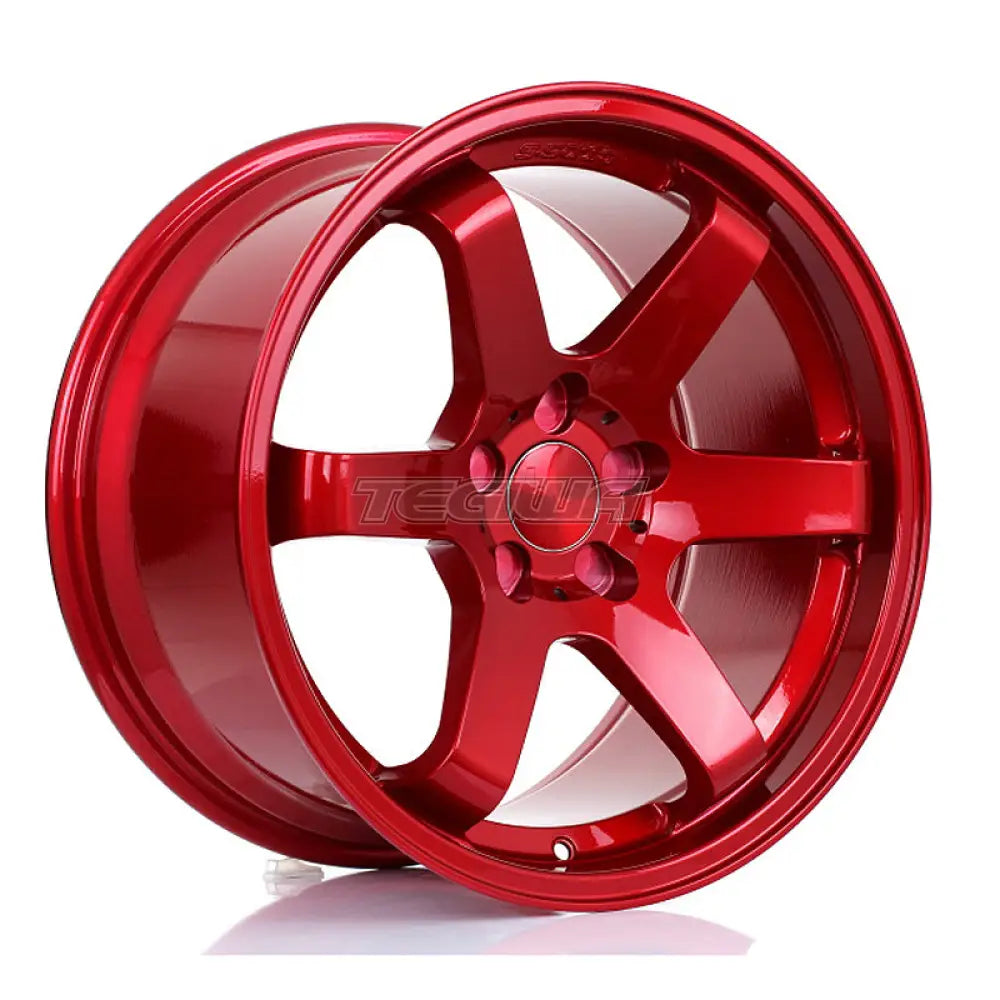 BOLA B1 Alloy Wheel 18x9.5 5x120.65 ET30 To 45 72.6mm CB Candy Red Alloy Wheels