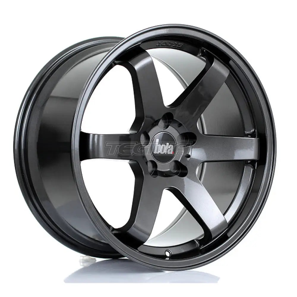 BOLA B1 Alloy Wheel 19x10 5x127 ET25 To 45 72.6mm CB Gloss Gunmetal Alloy Wheels
