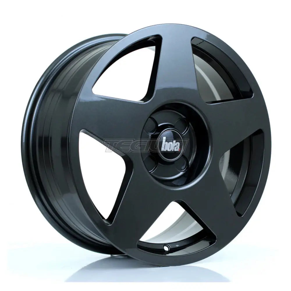 BOLA B10 Alloy Wheel 17x7.5 4x114 ET40 To 45 72.6mm CB Gloss Gunmetal Alloy Wheels