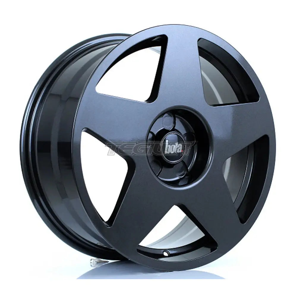 BOLA B10 Alloy Wheel 18x8 5x105 ET30 To 45 72.6mm CB Gloss Gunmetal Alloy Wheels