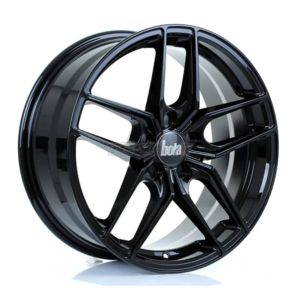 BOLA B11 Alloy Wheel 18x8 5x112 ET30 To 45 72.6mm CB Gloss Black Alloy Wheels