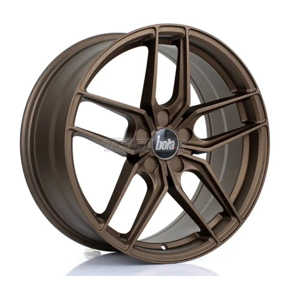 BOLA B11 Alloy Wheel 19x8.5 5x100 ET25 To 52 72.6mm CB Matt Bronze Alloy Wheels